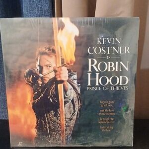 "Make Offer" Sealed Robin Hood: Prince of Thieves LaserDisc